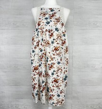 dRA  Los Angeles Square Neck Shift Dress Small Floral Mini Beach Spring Summer