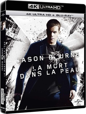 JASON BOURNE: LA MORT DANS LA PEAU - BLU-RAY + 4K neuf