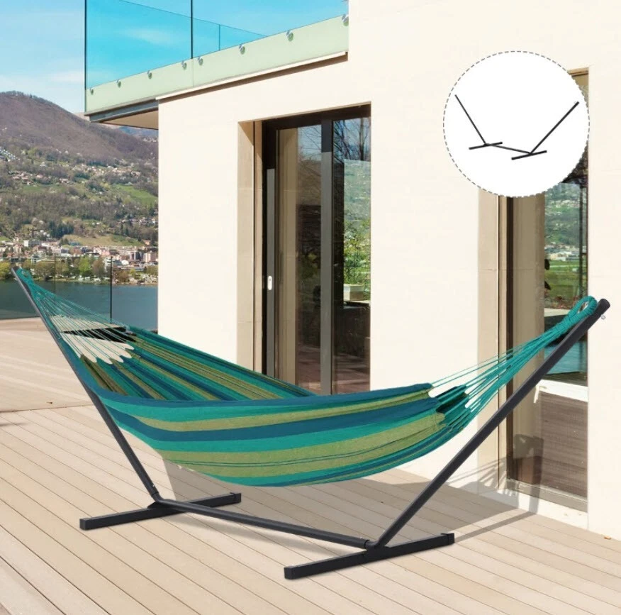 Outdoor Universal Swing Lounger Hammock Stand Portable Patio