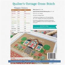 Cozy Cottage Cross Stitch: Charming White Quilters Pattern