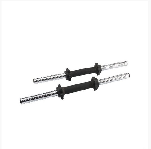 18" Dumbbell Bars Spinlock Collars Weight Lifting Gym Fitness Dumbell Bar Set 1" - Picture 6 of 12
