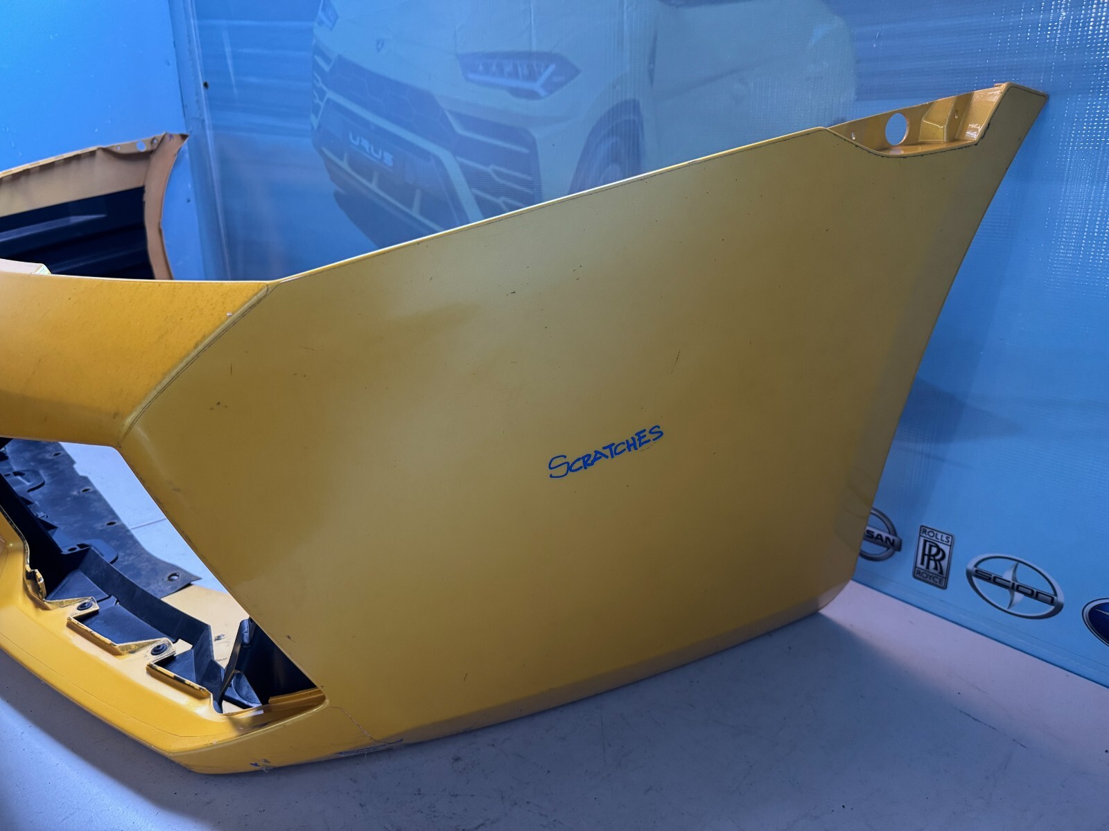 2004 2005 2006 2007 2008 LAMBORGHINI GALLARDO FRONT BUMPER COVER OEM USED