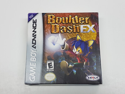 Boulder Dash EX Nintendo Game Boy Advance Box & Manual Only * | eBay