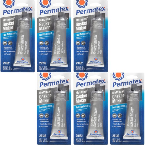 Permatex 29132 MotoSeal 1 Ultimate Gasket Maker Set Compound 16.20oz (6x2.7oz) eBay