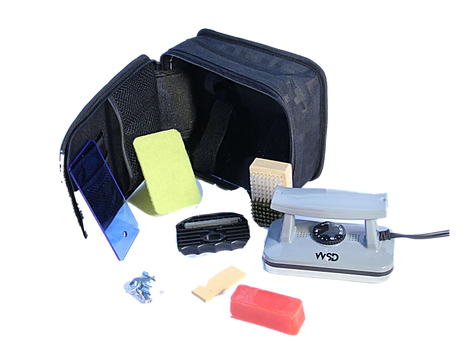 WSD Snowboard Tuning Kit tune waxing Iron gray 9 pc Kit 2025 New