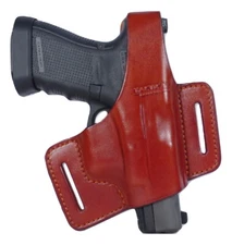 Universal 2 slot Brown Leather Thumb Break Holster 1911 Tactical Scorpion Gear