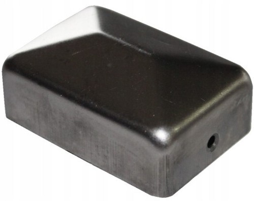 Pfostenkappe rechteckig für Zaunpfosten 60x80 mm Stahl Pyramide Abdeckkappe