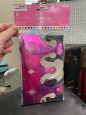 Crowns 12ct. Paper Multicolor Party Favors New  