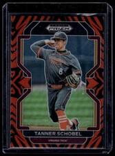 Tanner Schobel 2022 Panini Prizm Draft Picks #PDP68 Tiger Stripes