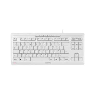 Cherry Stream USB Keyboard TKL - White, UK Qwerty Layout - BNIB - image 1 of 4