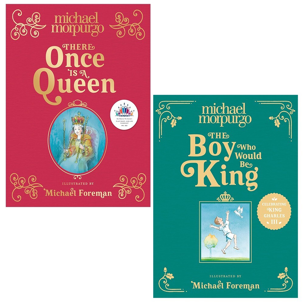 Michael Morpurgo Collection 2 Books Set There Once is Queen,Boy Who Would BeKing
