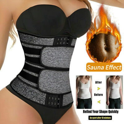 Waist Trainer Hernia Support Belt For Women Men Shaper Adjustable Support Girdle