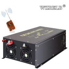 Pure Sine Wave Inverter 24/48V to 120/220V 6000W Power Converter Truck Motor Car