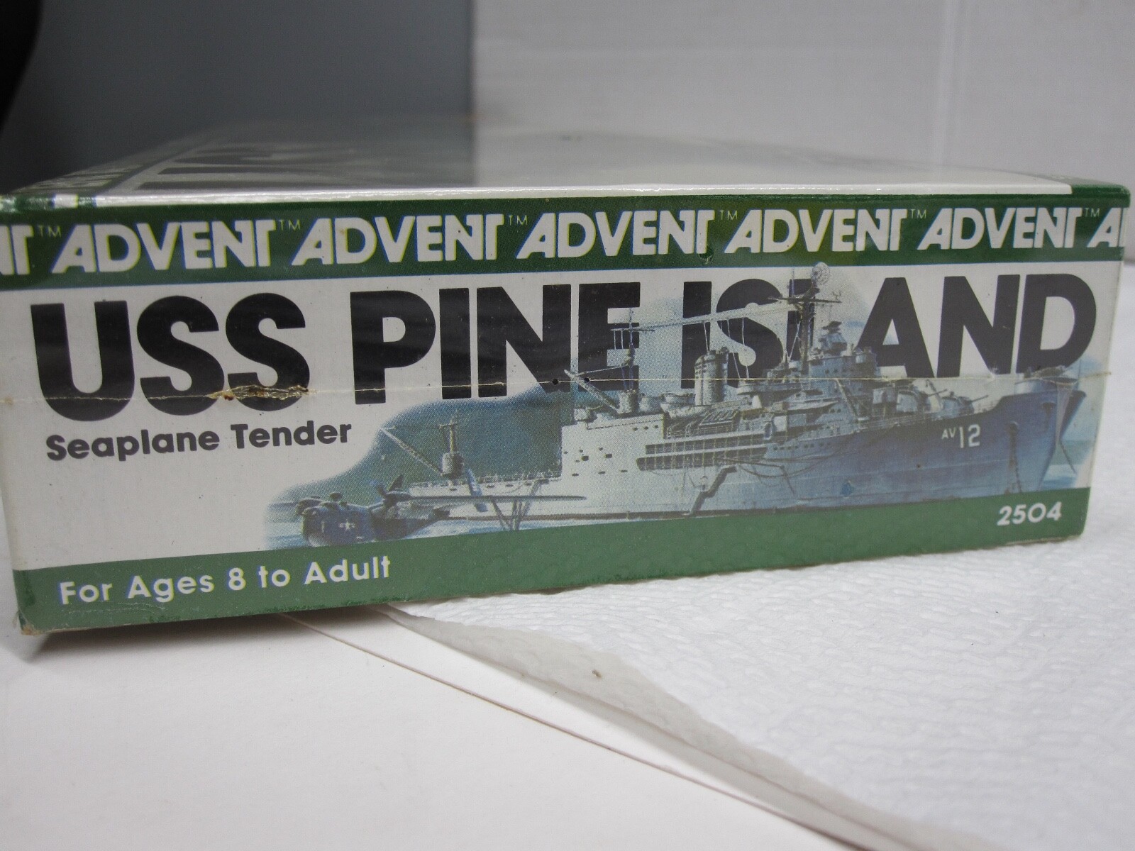 Advent USS Pine Island Military Ship 2504 Model Kit sealed Box | eBay