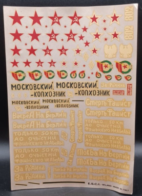ESCI | No. ? | 1:35 Russian Armored Vehicles Decals