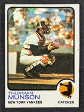 1973 Topps Baseball #142 Thurman Munson New York Yankees