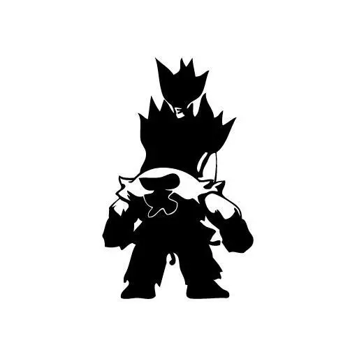 AKUMA Sprite from Street Fighter Vinyl Decal #1