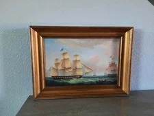 Thomas Whitcombe The Medina Print on Canvas Framed without Glass 