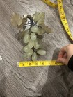 Chinese Carved Jade Grapes Stone MCM Vintage Fruit Art Decor 7” Republic China — photo 7