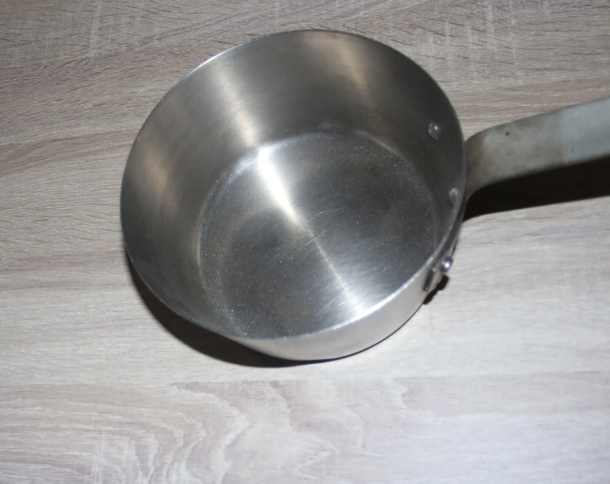 Vintage Heavy Duty Aluminum Sauce Pan Large Cooking Pot Industrial  Restaurant