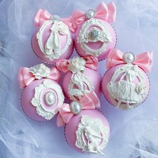 Christmas Ballerina Baubles Ballet Handmade Christmas New Year Gift Ornaments