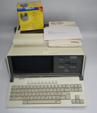 Vintage Brother WP-500 Word Processor w/ Floppy Disk Drive *READ*