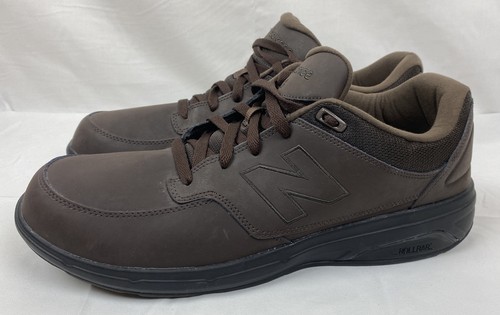 New Balance brown leather SNEAKERS 