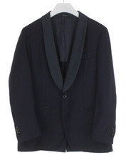 SUITSUPPLY Havana Shawl Int Slim Cut Blazer Men's UK 40 Tuxedo Wool Navy