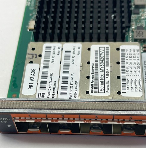 HPE R3B28A Qlogic QTH2754-HP 4-Port 32 GbE HBA P21278-001 - Picture 2 of 4
