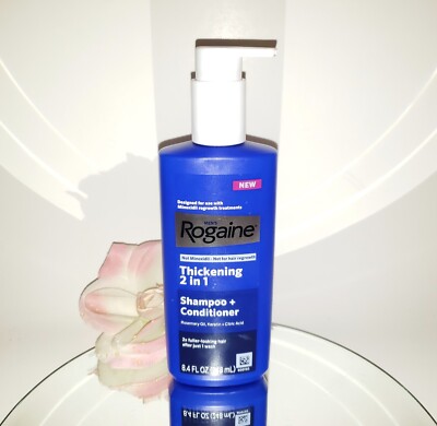Rogaine Mens Thickening 2 in 1 Shampoo + Conditioner 8.4oz Not For Hair Regrowth