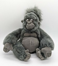 Terk Beanbag Plush Tarzan Disney Plush Grey Gorilla 8"