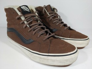 fur vans tan