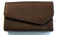 Buxton Genuine Leather  Cardcase, Brown.