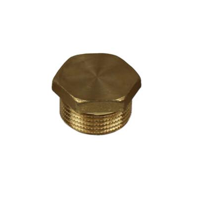 Messing Stopfen / Verschlussstopfen 1'' Gewinde Fitting Verschlussschraube