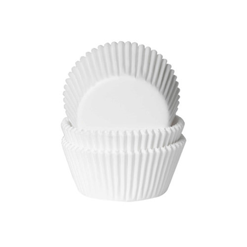 50 Muffinförmchen, weiß