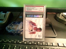 1997 Score Board Authentic Auto Holofoil Marcus Camby PSA 9 MINT Auto