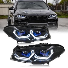 Pair Led Headlights For Bmw 5 Series F10 F11 F18 2011-2013 Head Lamps Assembly