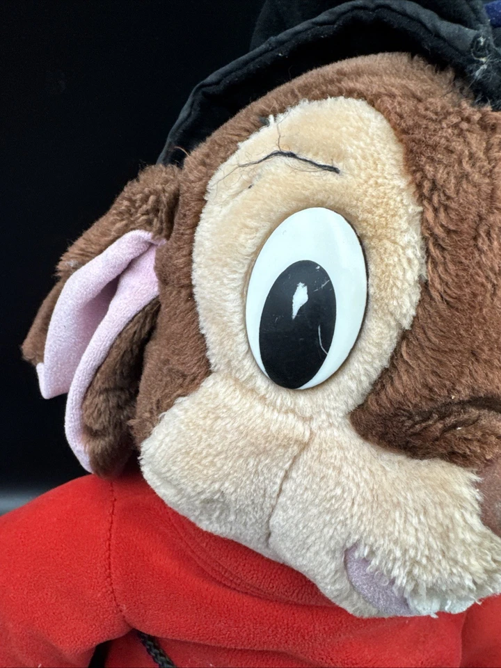 SEARS 22” Vintage 1986 Fivel Fievel Mousekewitz Um Brinquedo de Pelúcia Rato Cauda Americana - Imagem 2 de 4