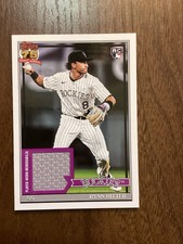 2026 Topps Series 1 Ryan Ritter 1991 Relic #91R-RR Rockies RC Player Worn