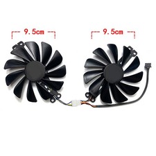 1 Pair Cooling Fan FY010010M12LPA for XFX RX6600 6600XT Speedster Graphics Cards