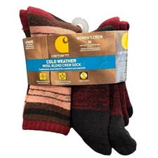 Carhartt cold weather wool blend crew socks women size M 5.5-11.5