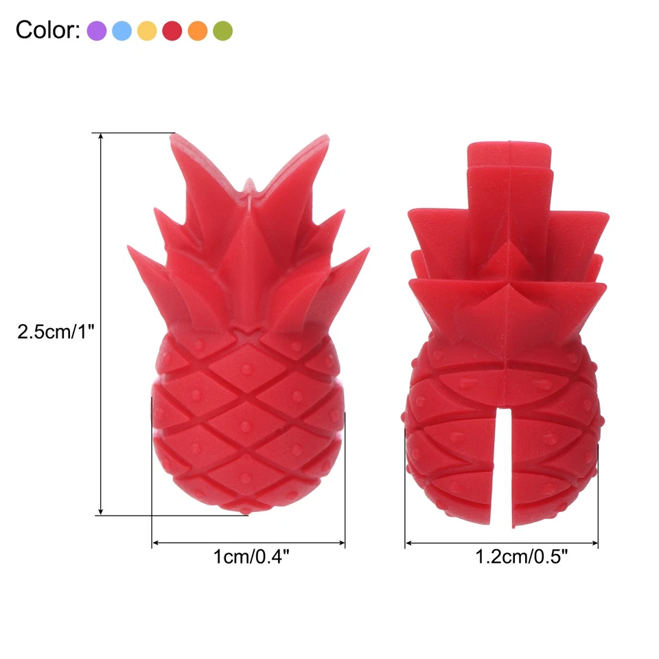 12pcs Wine Glass charm, Silicone Drink Glass Markers, Flower Glass Identifier Foto 2 de 4