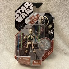 Star Wars 30th Anniversary Saga Legends GENERAL GRIEVOUS Figure w Coin  NIB