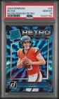 Bo Nix Panini 2024 Donruss Rated Rookie Retro RC #19 PSA 10 GEM MINT Broncos