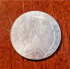 Incuse Indian 1/4 oz  .999 Fine Silver BU