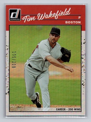 2023 Donruss - Career Stat Line #290 Tim Wakefield R90, /200