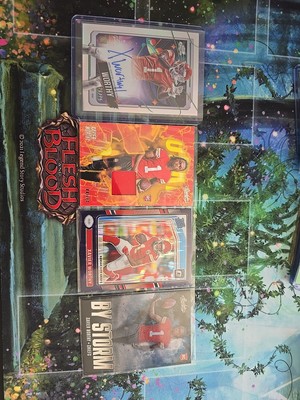 Xavier Worthy Cosmic Auto /75 Rookie Card plus Rookie Lot