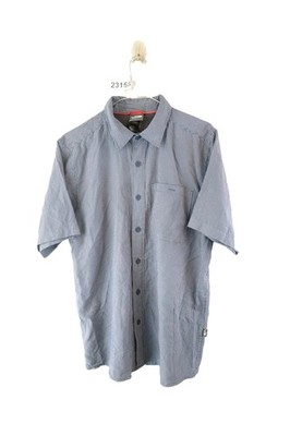 THE NORTH FACE Blau Kariertes Kurzarm Hemd Gr.M Herren Freizeit 023156