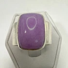 STUNNING .925 Vintage Sterling Silver Estate Ring Size 8.75 with Purple Stone