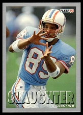 1993 Fleer Webster Slaughter Houston Oilers #403